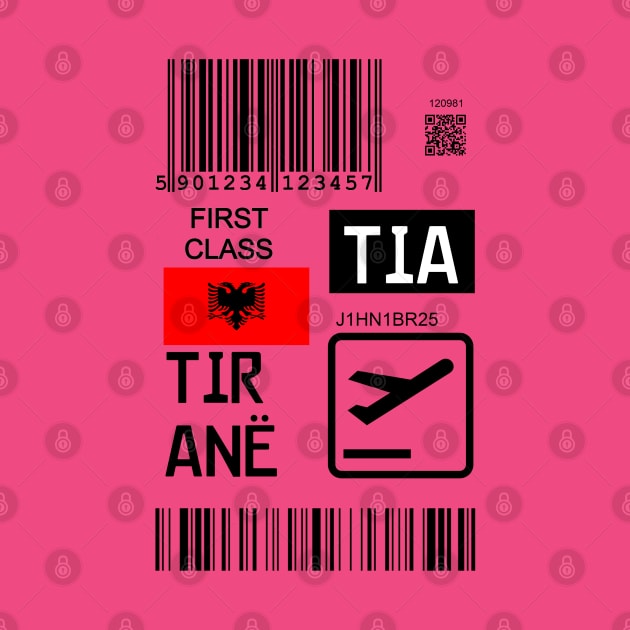 Tirana Albania travel ticket by Travellers