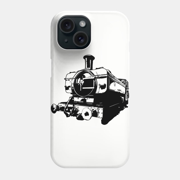 Vintage 0-6-0 GWR 5700 Class Heritage Steam Train Phone Case by tribbledesign