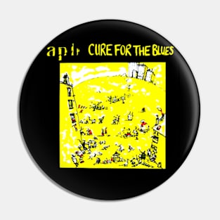 Cure For The Blues New Wave Indie Throwback 1986 Pin