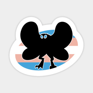 Trans Mothman Cryptid Pride Magnet