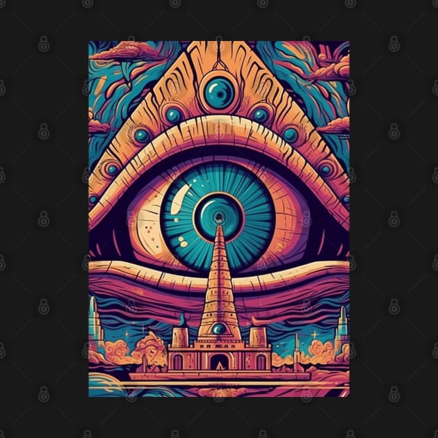 All Seeing Eye The Psychedelic Reality of Our Time by FrogandFog