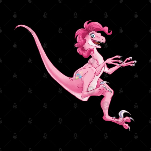 My Little Raptor - Pinkie Pie by CherryGarcia