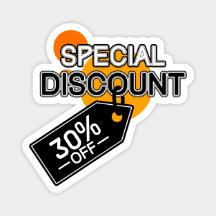 Special Discount 30% off Magnet