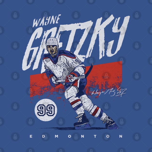 Wayne Gretzky Edmonton Grunge by lavonneroberson