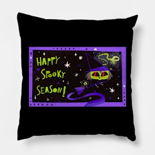 Happy spooky season from witch! Pillow