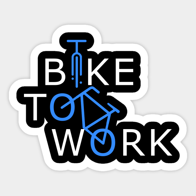 sticker bike to work