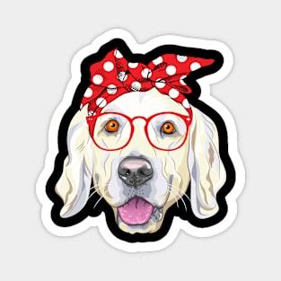 Golden Retriever Bandana Magnet