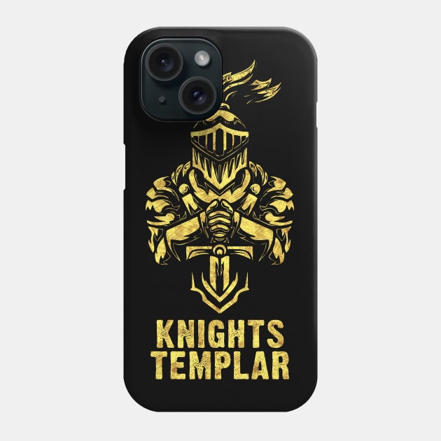 Knights Templar A Child of GOD a Warrior of CHRIST Phone Case by Naumovski