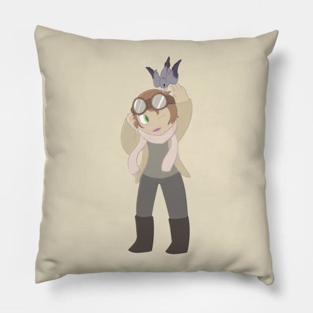 Bothered Aviator Pillow by Twiranux