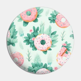 Fresh and Tasty Donuts Pin