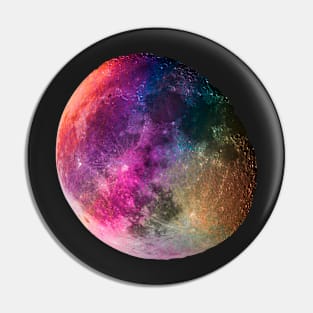 Space Moon Pin