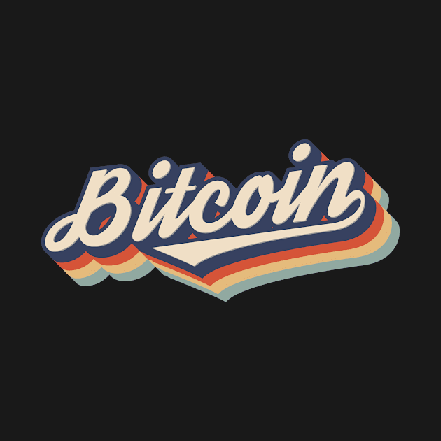 Bitcoin - Retro by CoolTeez