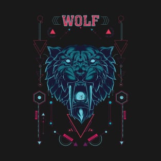 geometric wolf T-Shirt