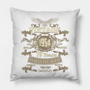 Timeless Treasures: Vintage Ornaments as a Thoughtful 70th Birthday Gift for Him Pillow