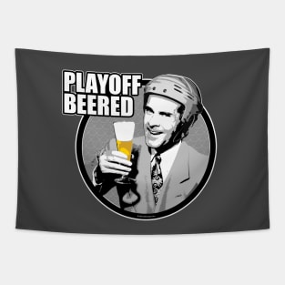 Hockey Playoff Beered Tapestry