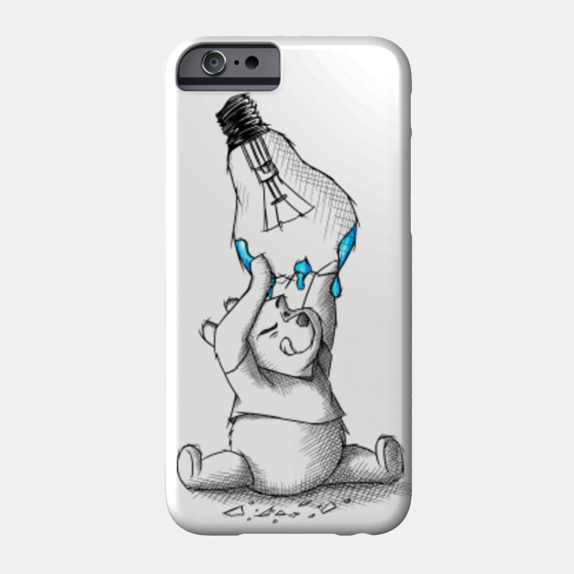 Winnie The Poo Hungry For Ideas Winnie Phone Case Teepublic