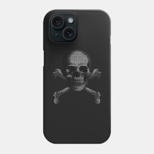 Hacker Skull and Crossbones Phone Case