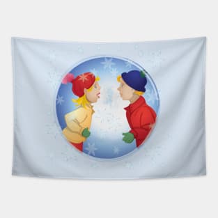 Winter Friends Tapestry