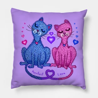 Purrfect Love Pillow