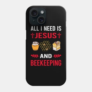 I Need Jesus And Beekeeping Beekeeper Apiculture Phone Case