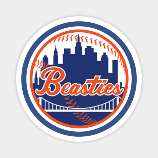 Mets vs Beasties Mashup Magnet