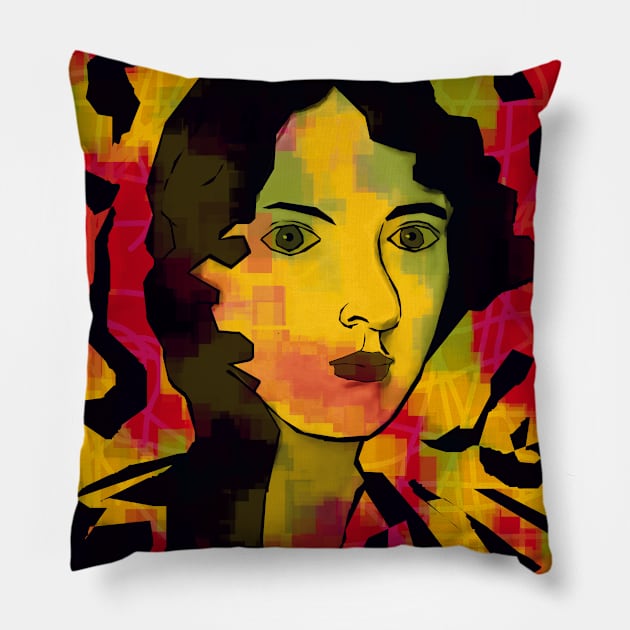 Emily Brontë Pillow by Exile Kings 