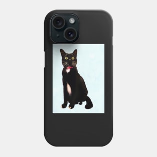 Black and White Tuxedo Cat Phone Case