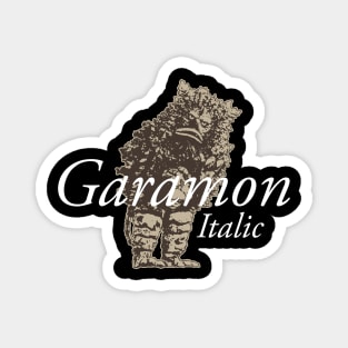 Kaiju Garamon Italic by Buck Tee Magnet