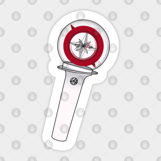 Kpop Stray Kids Lightstick Nachimbong White Stray Kids Sticker Teepublic