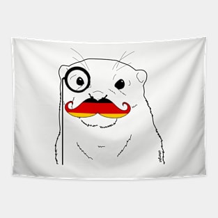 Mustache Flag Germany Tapestry