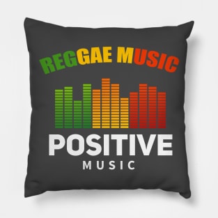 Reggae Music, Positive Vibes Pillow