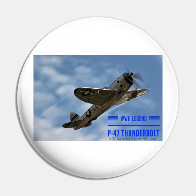 P-47 Thunderbolt Pin by acefox1