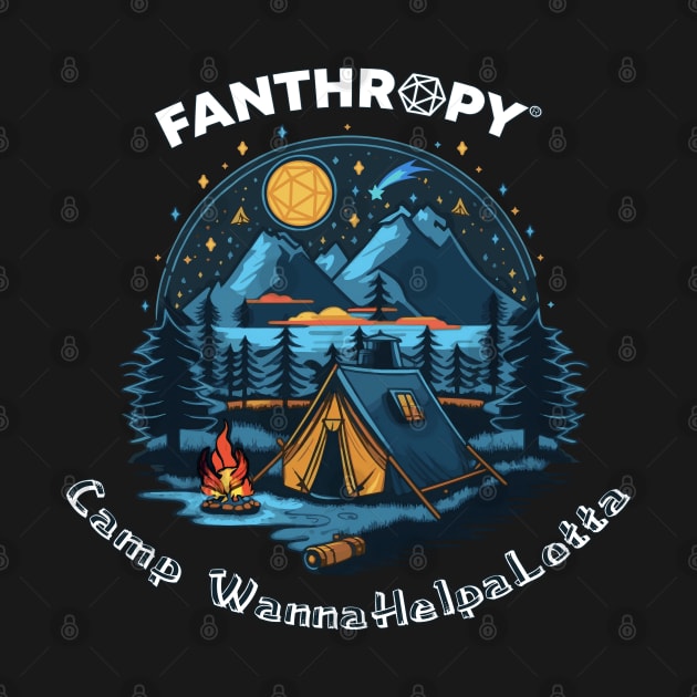 Camp WannaHelpaLotta Camp Shirt by Fans of Fanthropy