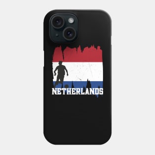 Netherlands Flag Soccer Football Team 2022 Phone Case