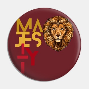 majestic lion Pin