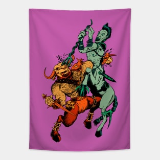 Centaur vs Minotaur Tapestry