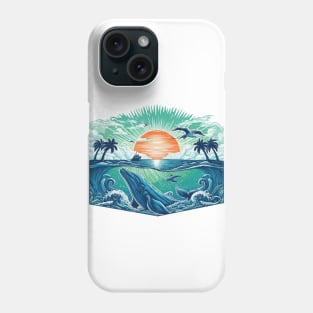 Deep Ocean Whale Phone Case