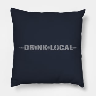2-SIDED DRINK LOCAL NJ Tee Pillow
