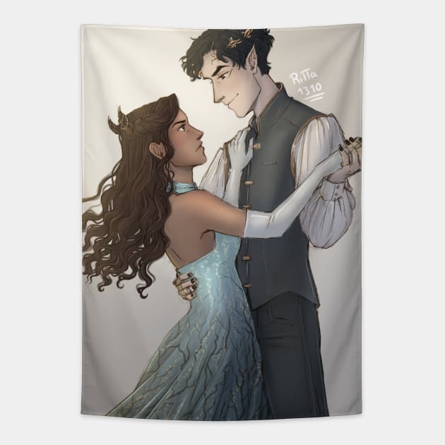 Cardan and Jude Tapestry by ritta1310