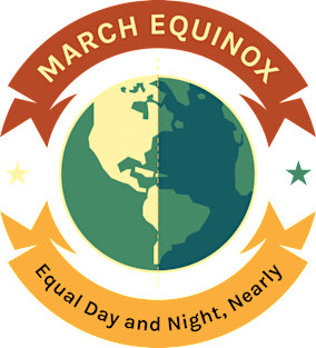 March Equinox Earth Equal Day and Night Nearly Women Men Boys Girls Kids Teens Magnet