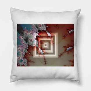 Fractal Square Dance Pillow