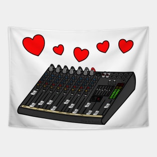 Valentines Sound Engineer Musician Tapestry