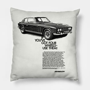 JENSEN FF 4x4 - advert Pillow