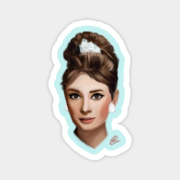 Breakfast at Tiffany’s Magnet by Art_byKay