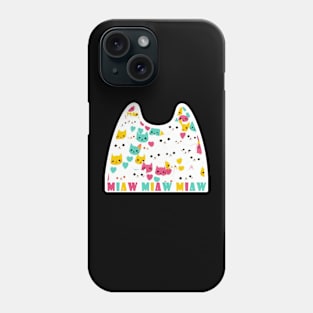 Cat Love: Cat Miaw and Cute Cat Design Phone Case