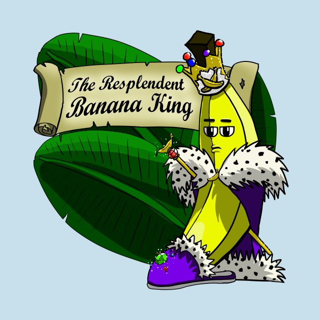 The Resplendent Banana King by Danger Dog Design