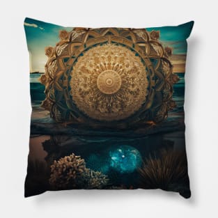 Nature's Symphony: Immerse Yourself in the Inspired by Nature Mandala Series Pillow