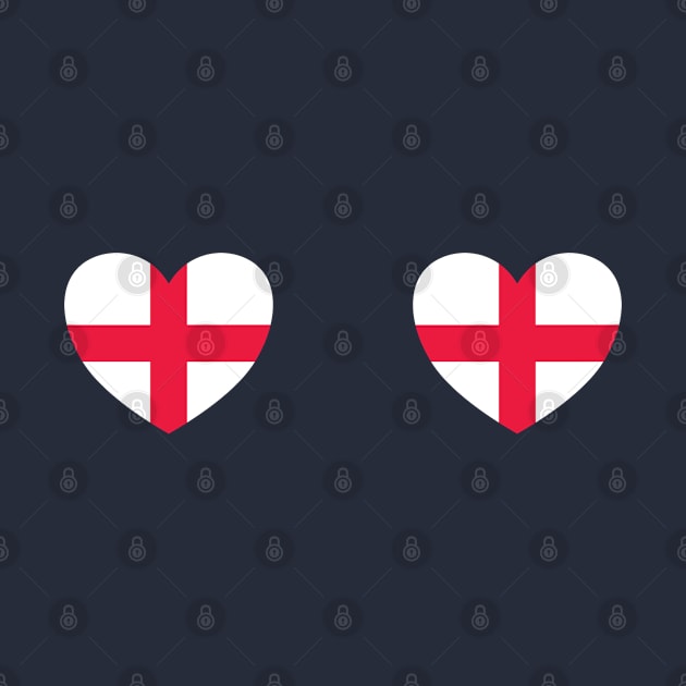 England Flag Heart by DPattonPD