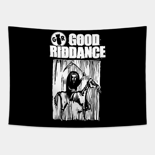 Good Riddance Tapestry by Bojorquez