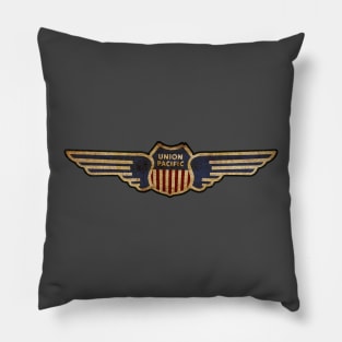 Union Pacfic Railroad Wings Pillow